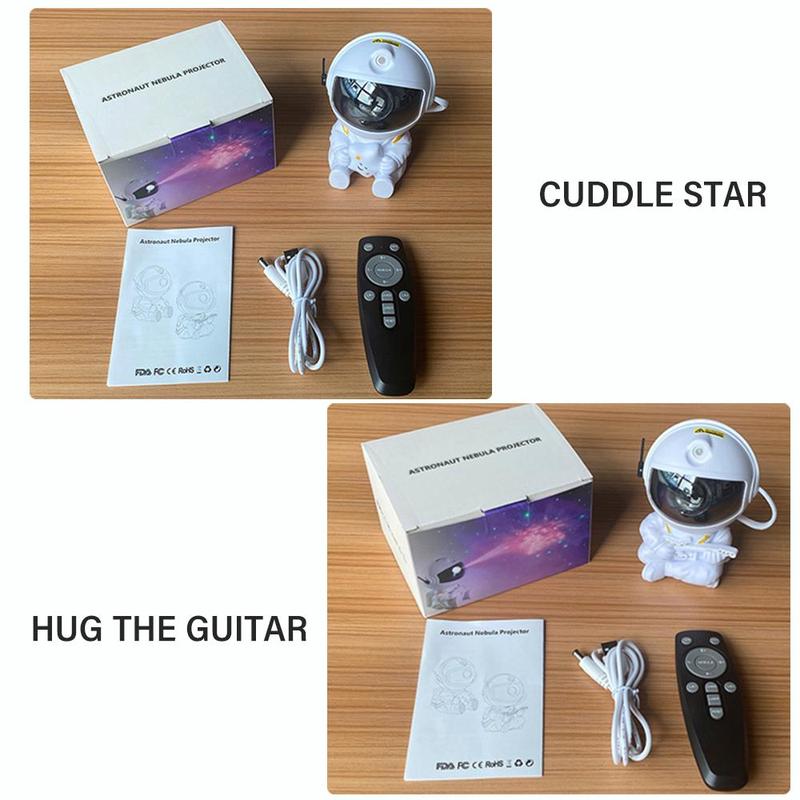 Galaxy Projector Light, Mini Astronaut Nebula Projector LED Lights for Bedroom, Starry Night Projector with Remote Control for Playroom Home Theater, Gift