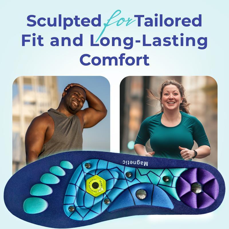 Neuropathy Insoles-All-Day Shock-Absorbing Insoles - High Arch Support