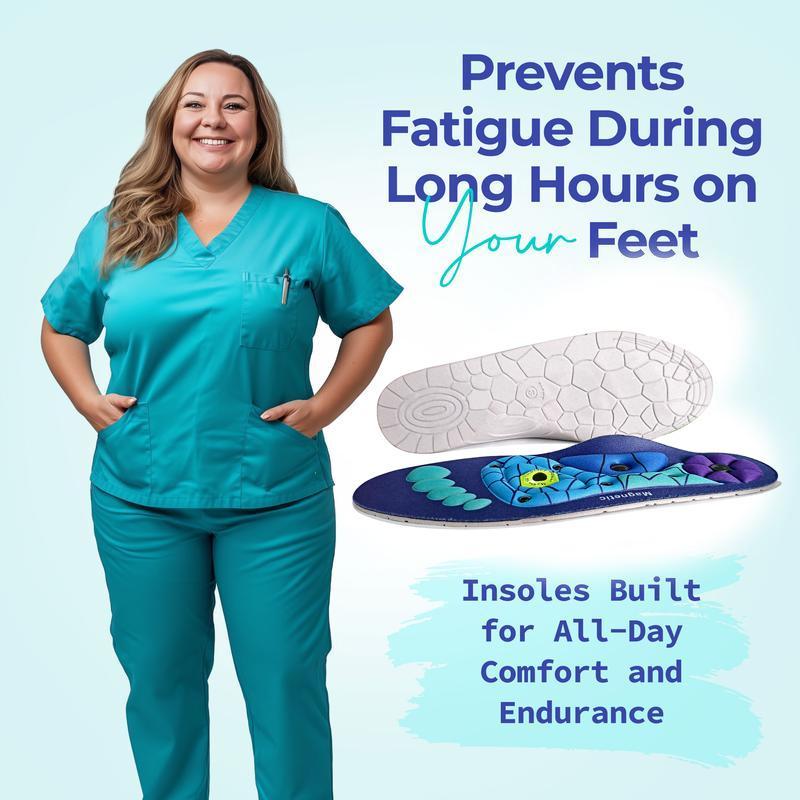 Neuropathy Insoles-All-Day Shock-Absorbing Insoles - High Arch Support