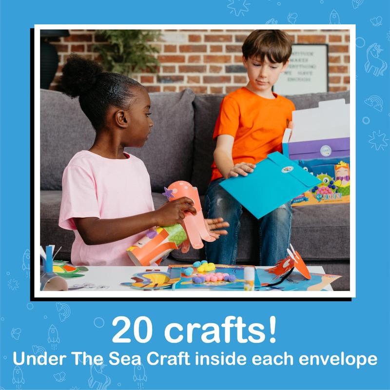 🎁Children's Day Gifts📚Craftikit 20 Space Arts & Crafts for Kids