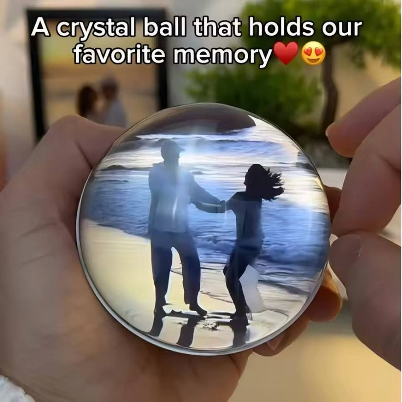 2.7 lnch Personalized Crystal 3D Memory Orb (BallVideo Player Upload Videos & Photos ) – A Gift That Lives Forever