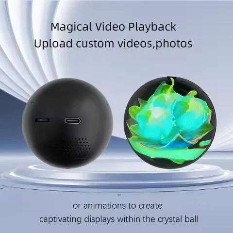 2.7 lnch Personalized Crystal 3D Memory Orb (BallVideo Player Upload Videos & Photos ) – A Gift That Lives Forever