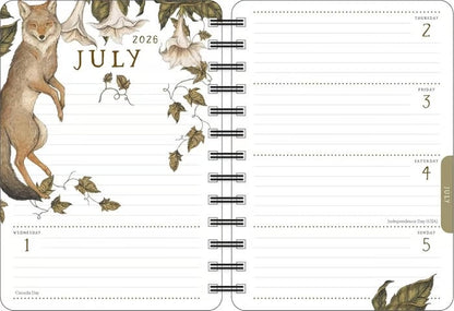 🌿🐾Woodland Wardens 2026 Weekly Planner 📚Hardcover