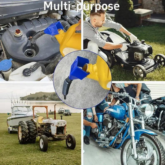 Funnel for Oil Change Transfer Tool for Oil,3 PCS Set Retractable Funnel with Flexible Hose and Filter,Funnel for Car,Coolant,Gasoline,For Cars,Motorcycles & Engines.