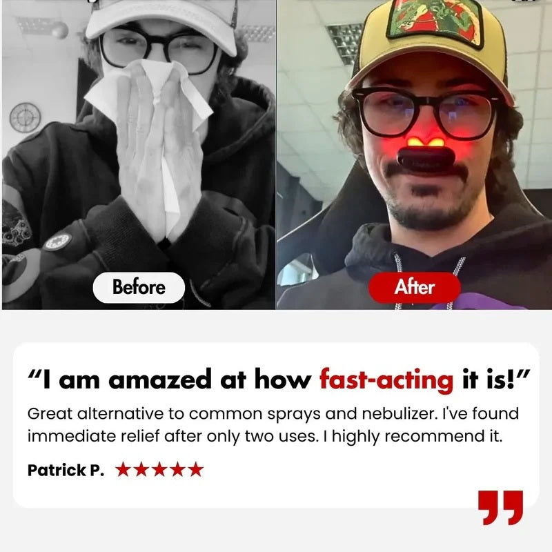 HexoRelief™ Infrared Nasal Device For Sinus and Allergy Relief