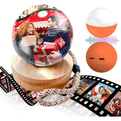 2.7 lnch Personalized Crystal 3D Memory Orb （BallVideo Player Upload Videos & Photos ) – A Gift That Lives Forever