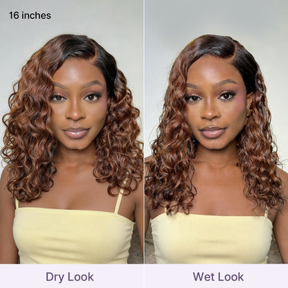 🔥Last Day: 79% OFF🔥Ready-to-Wear Glueless Curly Bob Wig