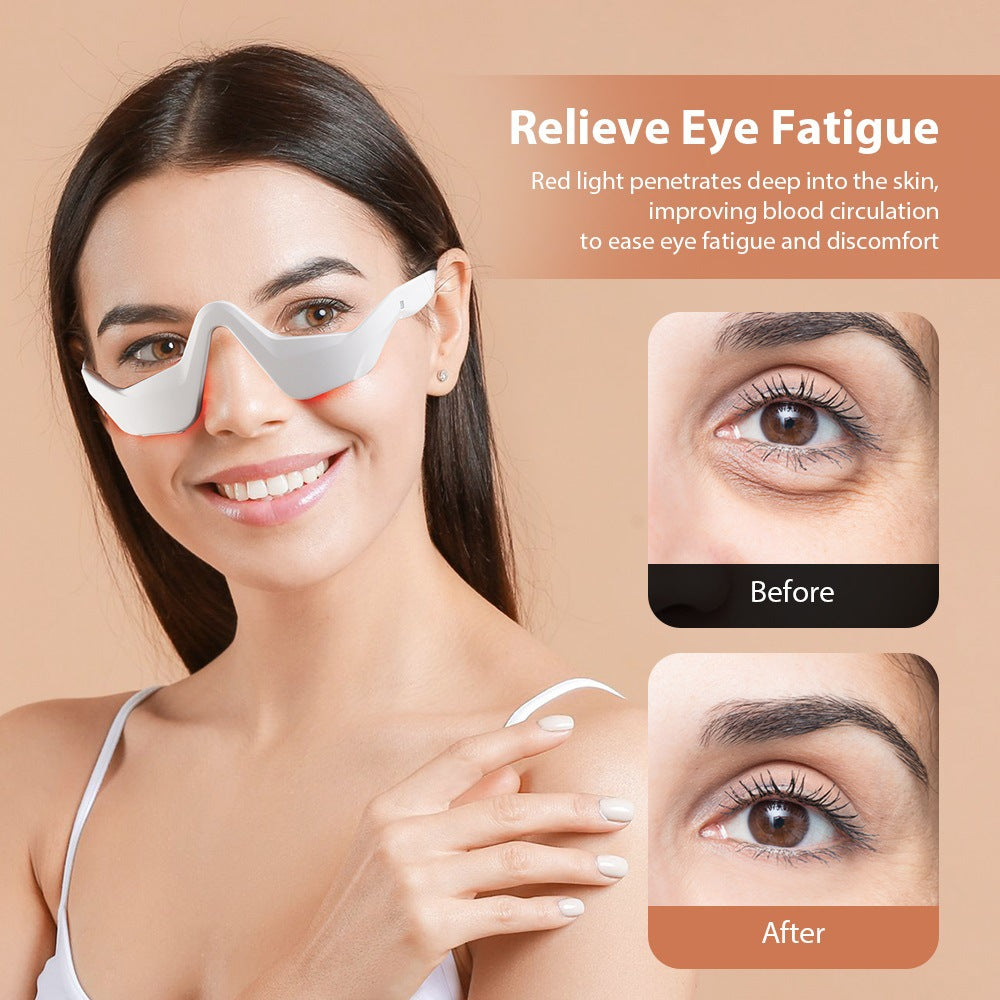 👁️Red EMS Eye Massager ET110N – Red Light Therapy Device for Dark Circles, Puffiness & Wrinkles