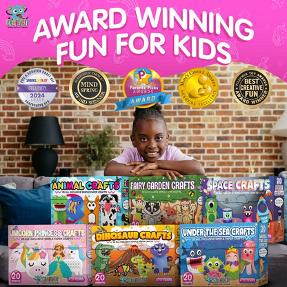 🎁Children's Day Gifts📚Craftikit 20 Space Arts & Crafts for Kids