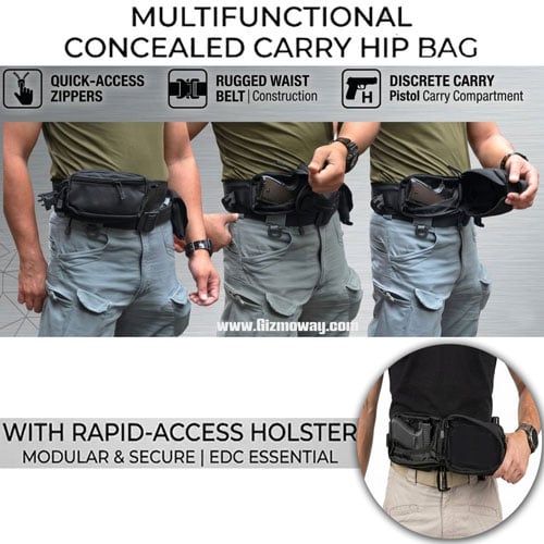 🔥Last Day 49% OFF- 🏆Concealed Carry Fanny Pack — Quick-Access Holster + Secure Everyday EDC
