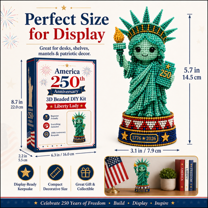 America 250th Anniversary 3D Beaded DIY Kit