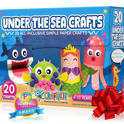 🎁Children's Day Gifts📚Craftikit 20 Space Arts & Crafts for Kids