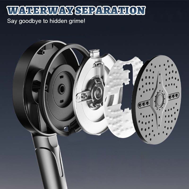 5-in-1 Multi-Functional High Pressure Handheld Shower Head