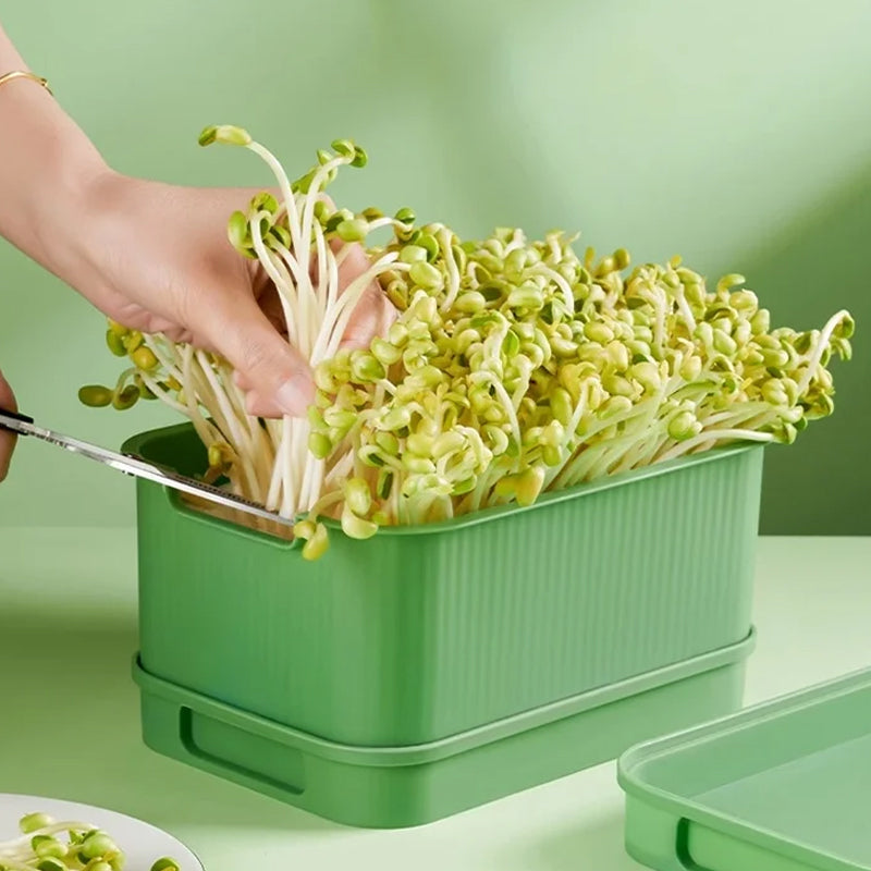 Stackable Bean Sprout Growing Box - Multi-layer Design, Perfect for Home Cultivation, Healthy Green Living!