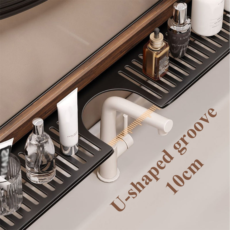 Time-limited Special 50% OFF Walnut Suction Cup Bathroom Shelf